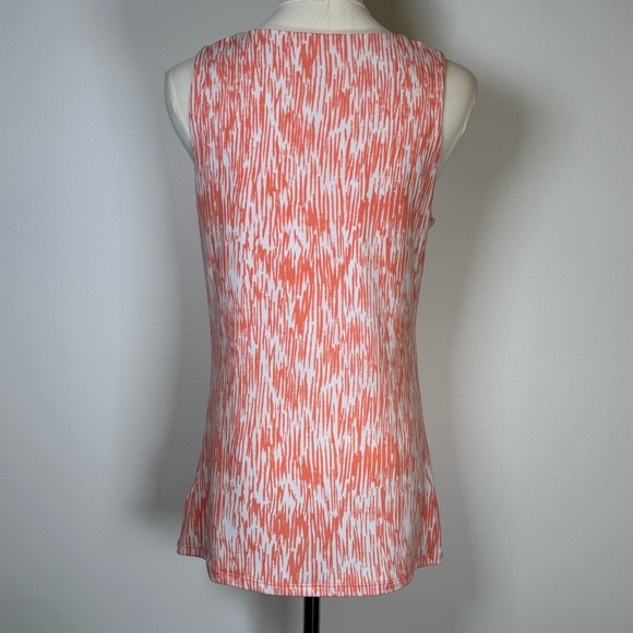 Michael Kors Strappy Tank Top Gold Metal Logo Detail Women’s Size Small - Picture 4 of 11